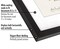 Americanflat 11x14 Diploma Frame in Black - Displays 8.5x11 Diplomas with Mat or 11x14 Without Mat - Shatter-Resistant Glass and Hanging Hardware Included